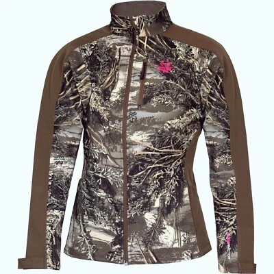 NEW Women Large 12-14 REALTREE MAX-1XT Softshell Camo Jacket ScentFactor - Image 1 of 2