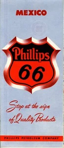 1955 Phillips 66 Road Map: Mexico NOS - Picture 1 of 1