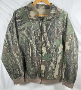 De Colección Años 90 Para Hombre Med Trebark Camuflada Cremallera Completa Algodón Caza Bombardero Chaqueta Envejecida - Imagen 1 de 18