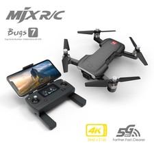 MJX Bugs 7 B7 RC Drone 4K 5G Wifi motore brushless GPS con 3 batterie J2M0