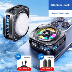 Magnetic Cell Phone Cooler Semiconductor Heatsink Cooling Fan Phone Radiator - Afbeelding 1 van 8