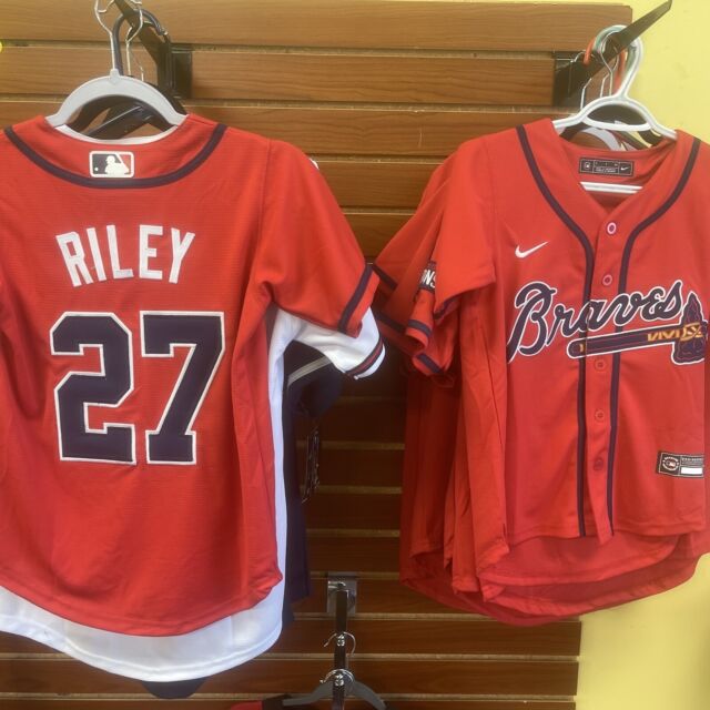 Nike Youth Atlanta Braves 2023 City Connect Austin Riley #27 T-Shirt