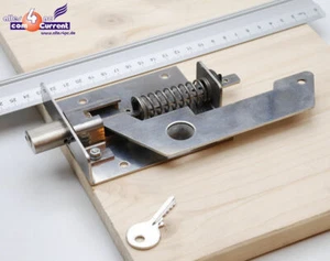 Industrial Treasure Lock for Bar Safe Sliding Lock Door Bolt Made of Steel Top - Picture 1 of 1