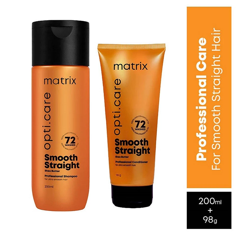 Matrix Opti.Care Professional Shampoo & Conditioner for Smooth Straight Hair - Image 1 of 4