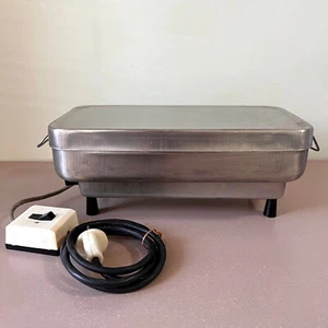 Stainless Steel Electric Sterilizer Soviet Vintage Lab Equipment Tattoo Medical - Picture 1 of 8