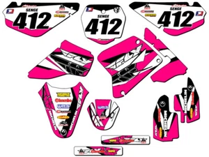 2001-2004 RM 85 13 FLY Pink Senge Graphics Kit Compatible with Suzuki - Picture 1 of 10
