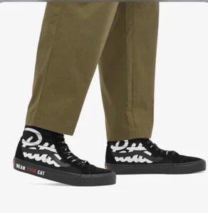 Patta X Vans Vault SK8-HI Reissue VLT LX - Black Mens Size 9. “MEAN EYED CAT” - Picture 1 of 10