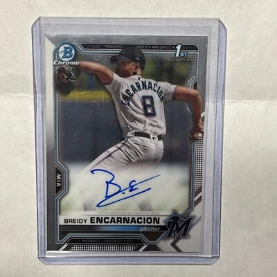 2021 Bowman Chrome 1st Brody Encarnacion Auto CPA-BE - Image 1 of 2