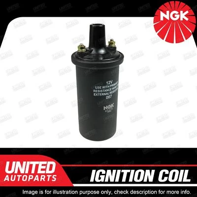 1Pc NGK Ignition Coil for Toyota Landcruiser Liteace KM35 4Cyl 6Cyl 1974-1992 - image 1 of 3