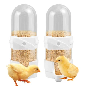 2pcs Bird Feeder Food Water Feeding Automatic Drinker Water Dispenser for Cage - Picture 1 of 10
