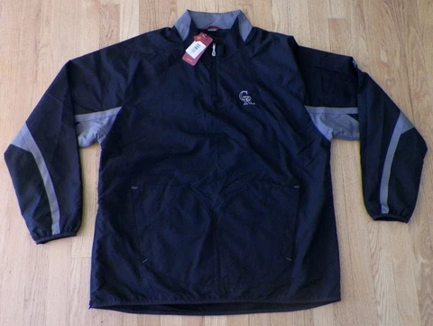Colorado Rockies Prestige Sport Reebok Logo CR Jacket XL Free Shipping NEW Cover