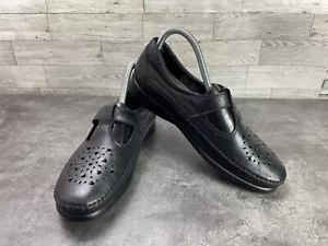 SAS Willow Damenschuhe schwarz 8,5 N schmal Leder Slipper bequem Pfennigabsätze - Bild 1 von 16
