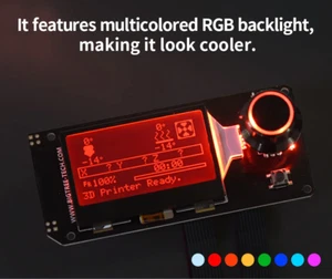 Mini 12864 LCD Display, Bigtreetech, RepRap 3D-Drucker, für SKR 1.4 / 2 etc. - Bild 1 von 10