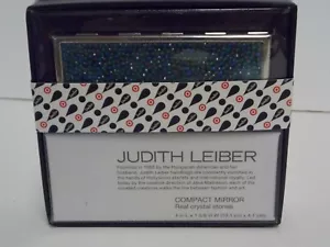 Limited Edition Judith Leiber Compact Mirror. Greens & Blues. Sealed in Box! 021 - Picture 1 of 6