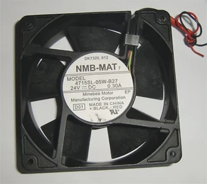 3 Stück Lüfter 120x120x38mm NMB-MAT DC-24V 0,3A 4715SL-05W-B27 gebraucht - Bild 1 von 3