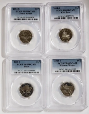 2004-S/2005-S Western Journey Nickel Series Set - PCGS PR69DCAM - Very Nice! S3 - Image 1 of 4