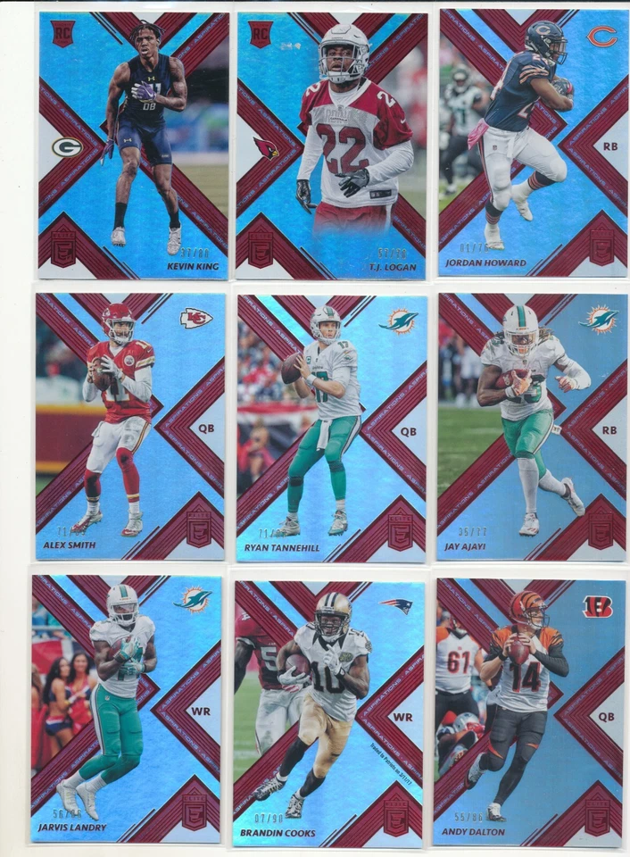 2017 Donruss Elite Aspirations Ryan Tannehill /83 - Image 1 of 1