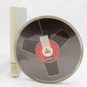 USED BASF 1/4" LP35 REEL TO REEL TAPES 7" X 1800' IN CASE - Picture 1 of 2