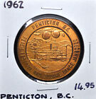 1962 Penticton, B.C. Trade Dollar - "City Peaches & Beaches"