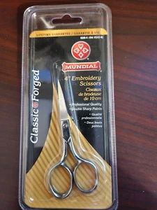 MUNDIAL 4" EMBROIDERY SCISSORS - Picture 1 of 3
