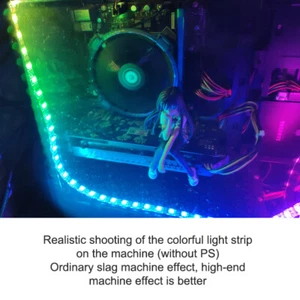 LED 5V 12V RGB Colorful Computer Case Light DIY Desktop PC Tower Motherboard - Photo 1/18