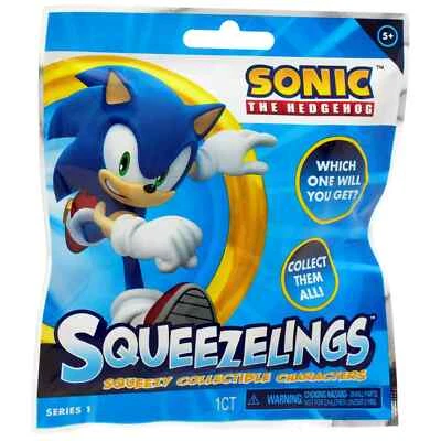 Sonic the Hedgehog Squeezelings Figura Bolso Ciego Eggman Amy Shadow Tails 1 Paquete Foto 1 de 2