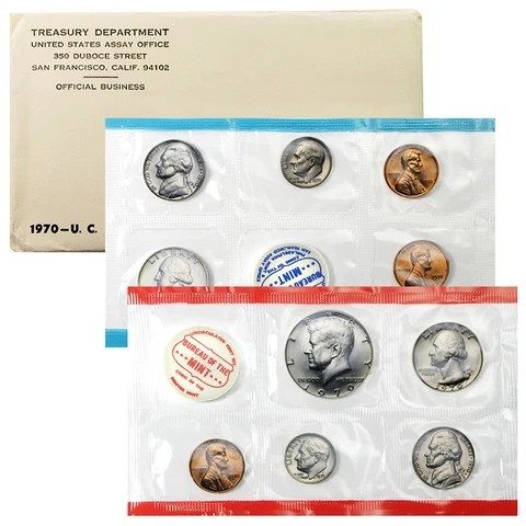 1970 US Mint Set Cover