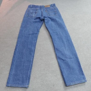 Vintage Levi's 505 Jeans 32 x 33 Blue Zip Fly Orange Tab Made in USA - Picture 1 of 12