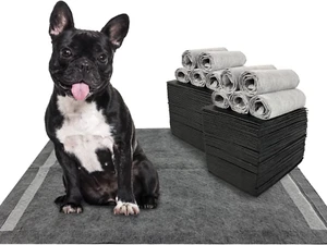 Charcoal Training Pads Disposable Puppy Pet Black NEW - Picture 1 of 11
