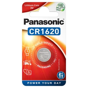 kQ Panasonic Knopfzelle Lithium CR1620 3V Batterien 1er Blister - Bild 1 von 2