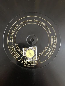 ULTRARARE PATHE 14" 35CM LORELEY DANZA DELLE ONDINE/IRIS INTRO E INNO DEL SOLE - Foto 1 di 1