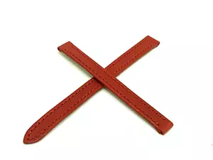 Correa de repuesto para reloj Cartier para mujer correa de cuero rojo 9,5 mm KD33IAPL - Imagen 1 de 6