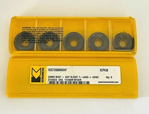 KENNAMETAL RCGT2006M0SHF KCPK30 ORIGINALE NUOVO 10 pz. - Foto 1 di 4