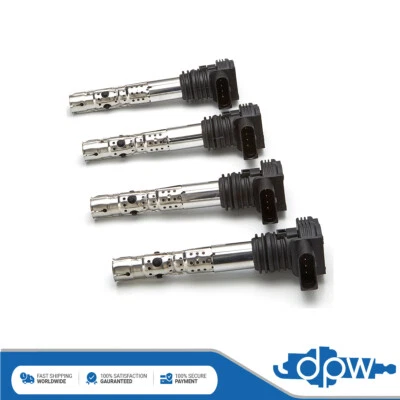 Fits Seat Cordoba Ibiza Leon Toledo 1.8 4x Ignition Pencil Coil Pack PSPC26x4SE - Image 1 of 2