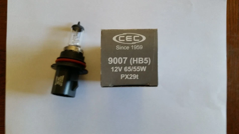 Bombilla halógena para faro #9007 bombilla única CEC Foto 1 de 2