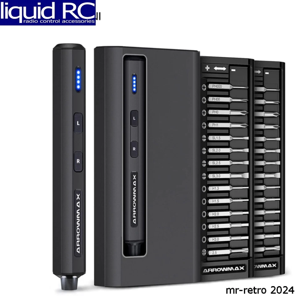 Arrowmax schAM199911B Ses Mini Electric Screwdriver 28-1 - Black - Image 1 of 1