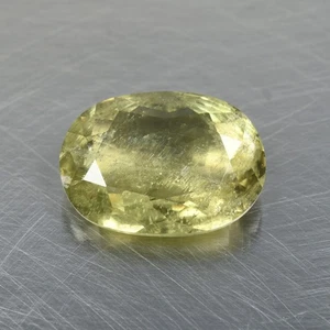 4.98 Ct Oval 13.7 x 9.8 MM 100% Natural Olive Green to Red Turkey Diaspore - Picture 1 of 5