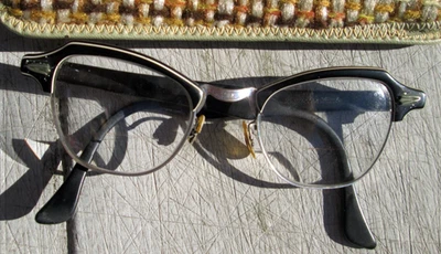 Bausch and Lomb 4 1/2 5 1/2 ojo de gato prescripción bifocal 1/10 12 k GF 20-44 de colección Foto 1 de 4