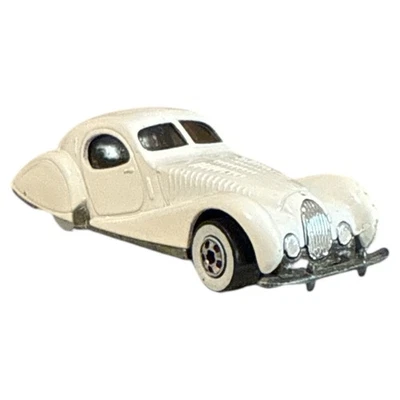 Vintage 1988 Hot Wheels Classics White Talbot Lago #27 #4741 White Walls - Image 1 of 4