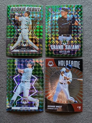 Lote de 4 inserções de beisebol Panini em mosaico Prizm Paralells - 2022 - Imagem 1 de 4