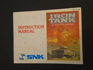 ORIGINAL Nintendo NES IRON TANK Instruction Booklet Manual Book Only - Picture 1 of 3