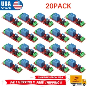 20pcs DC 12V Delay Relay Shield NE555 Timer Switch Adjustable Module US SHIP - Picture 1 of 5