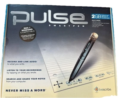 PULSE Smartpen 2GB Livescribe Mac & Windows Compatible New Unopened - Image 1 of 4