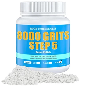 Vaso de roca 8000 granos de pulido - óxido de aluminio, grano paso 5 - polo premium... - Imagen 1 de 7