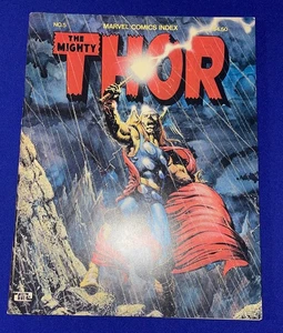 Vintage 1977 Marvel Comic Index Mighty Thor G&T sehr guter Zustand + #5 eingetütet & mit Karton - Bild 1 von 3