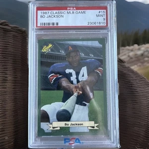 1987 Classic Football Baseball MLB Spiel #15 BO JACKSON Rookie RC PSA 9 NEUWERTIG - Bild 1 von 2