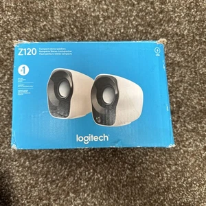 Logitech Z120 Compact Stereo Portable Speakers 2W White - Picture 1 of 1