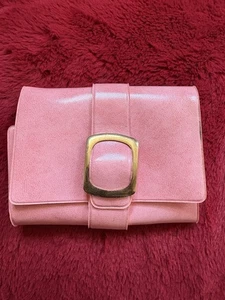 Vintage Elizabeth Arden Schminkset Rosa Faltbar Schnalle Tasche Not for Use Makeup - Bild 1 von 19