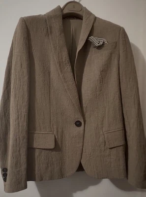 brunello cucinelli Blazer / Jacket  Suit. Sz 38  Brown. NWT! Orig: $4495 - Image 1 of 4