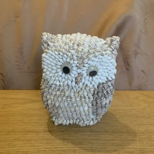 Vintage Seashell Owl Figure - Picture 1 of 5